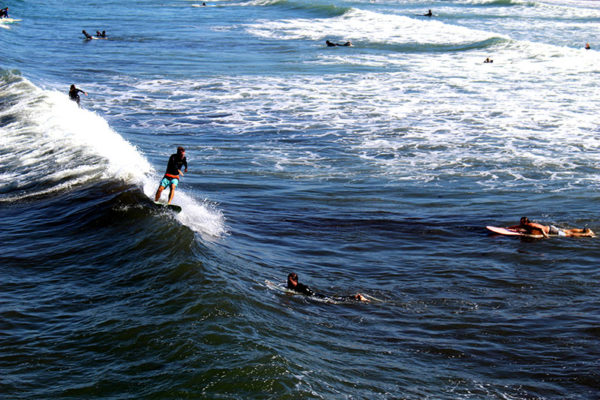Ocean Beach Pier Surf San Diego